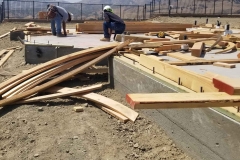 new-construction-house-with-foundation-in-porter-ranch
